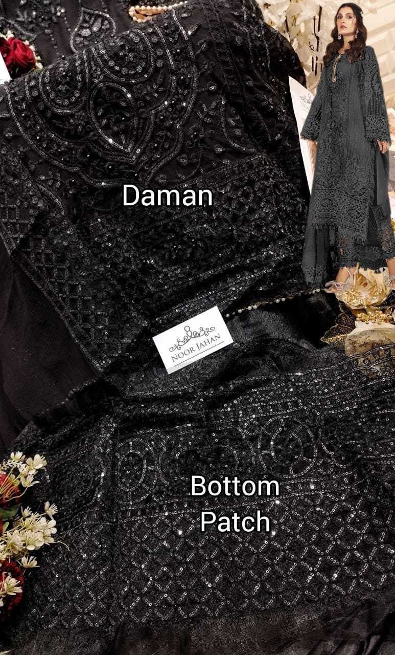 YNF Wholesale Faux Georgette Pakistani Suits KESH677 NJ - 18 Black | Surat Manufacturer