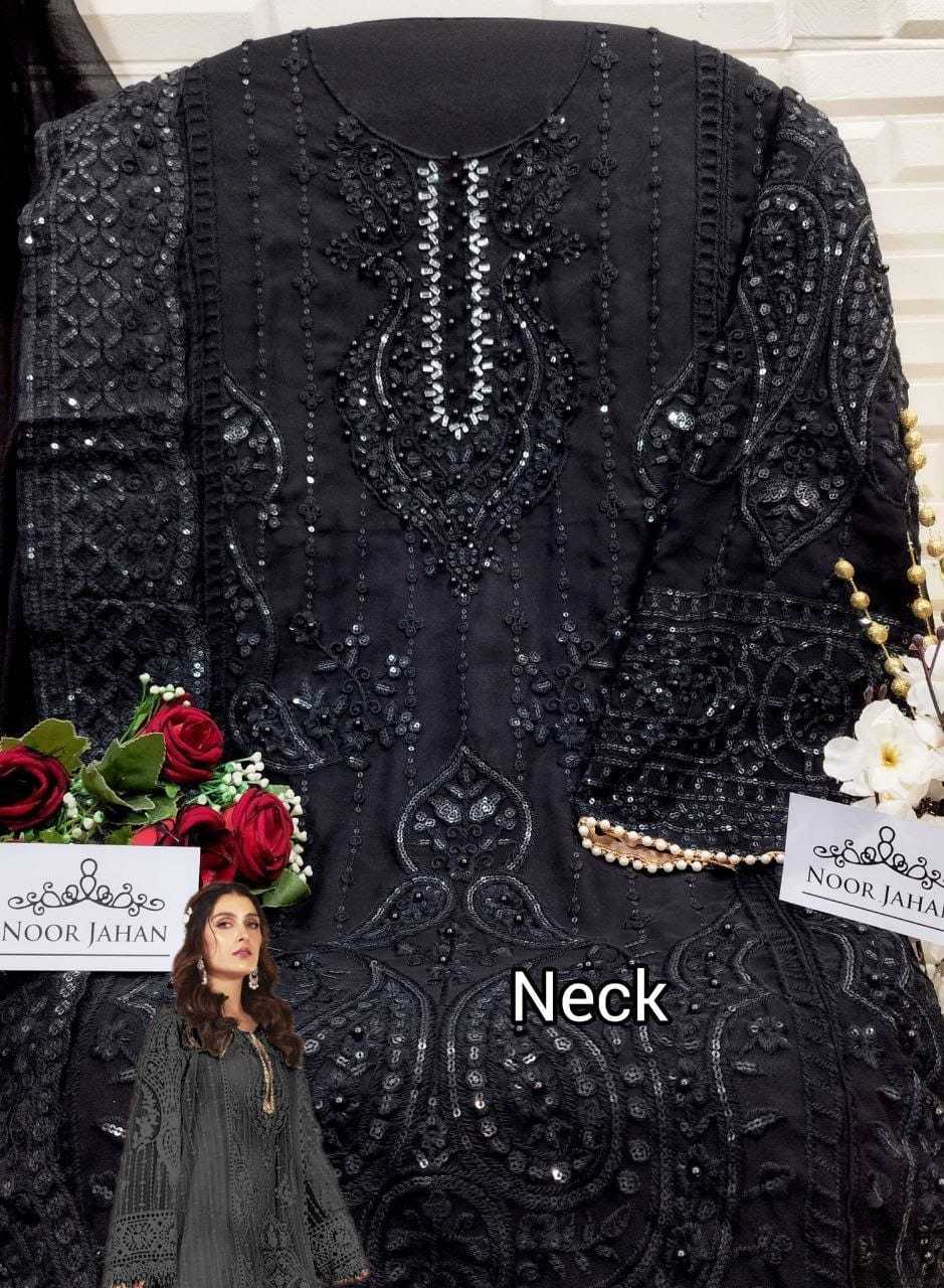 YNF Wholesale Faux Georgette Pakistani Suits KESH677 NJ - 18 Black | Surat Manufacturer