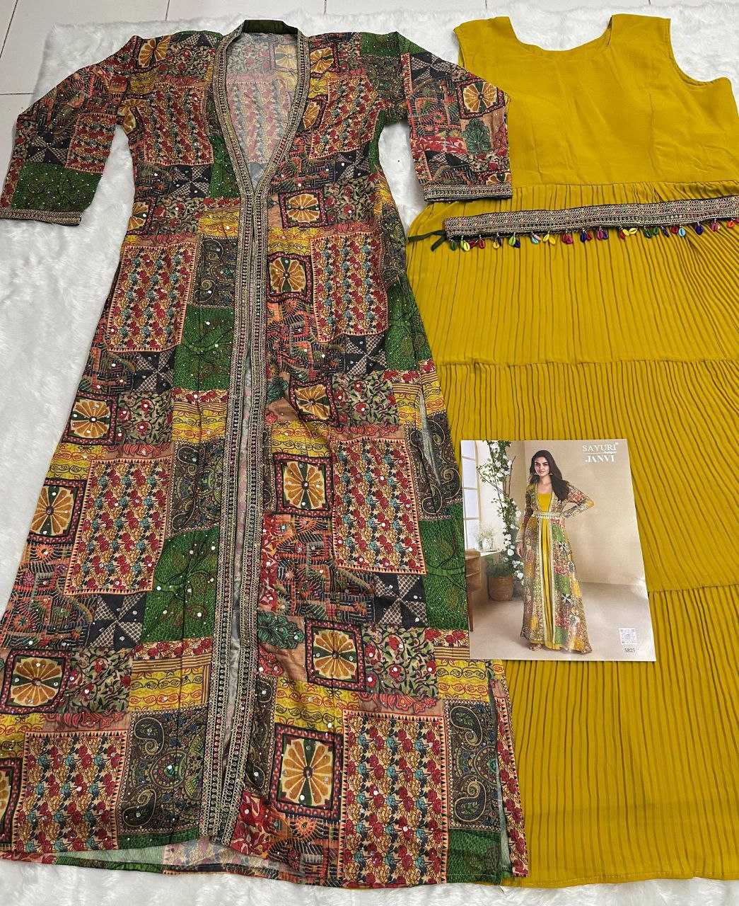 YNF Wholesale Faux Georgette Designer dresses KESH704 SAYURI JANVI 5824 | Surat Manufacturer