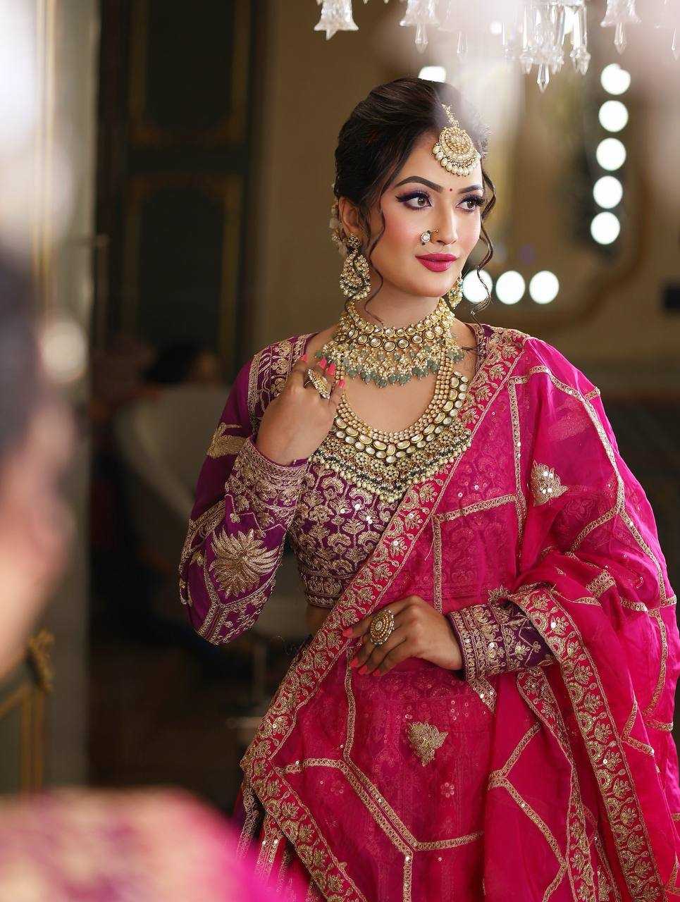 YNF Wholesale Faux Georgette Wedding Lehenga RIN162 373 | Surat Manufacturer