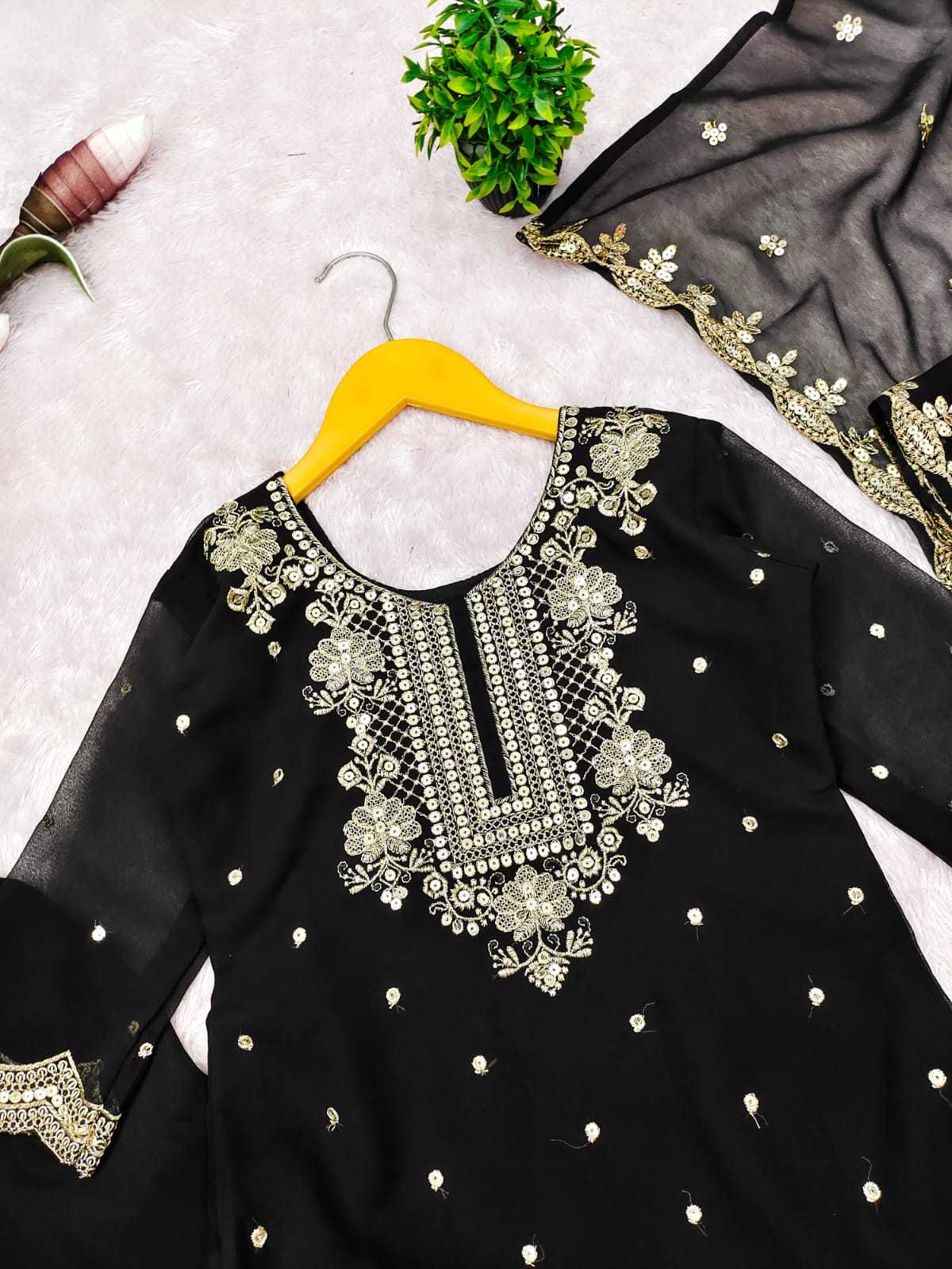 YNF Wholesale Faux Georgette Kids Top & Pant RIN235 Siqwons | Surat Manufacturer