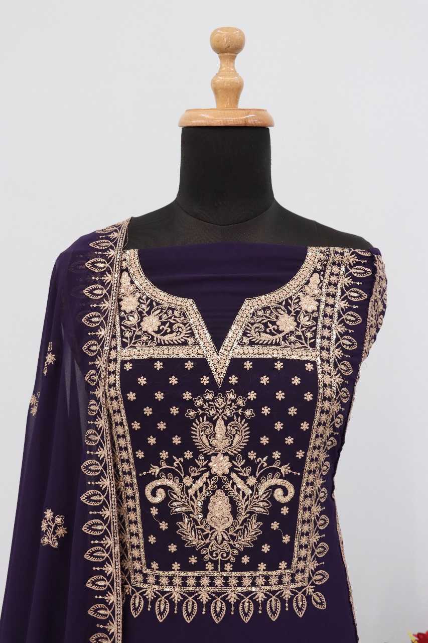 YNF Wholesale Faux Georgette Party wear suits RIN236 AASHIRWAD 10068 | Surat Manufacturer