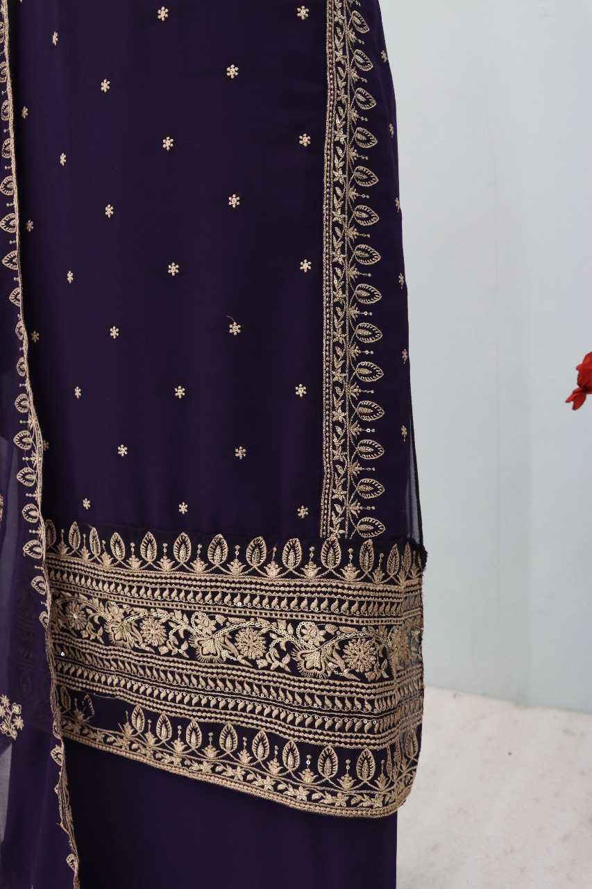YNF Wholesale Faux Georgette Party wear suits RIN236 AASHIRWAD 10068 | Surat Manufacturer