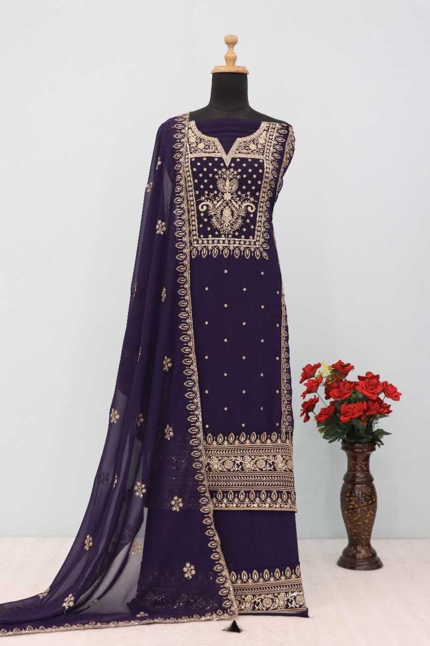 YNF Wholesale Faux Georgette Party wear suits RIN236 AASHIRWAD 10068 | Surat Manufacturer