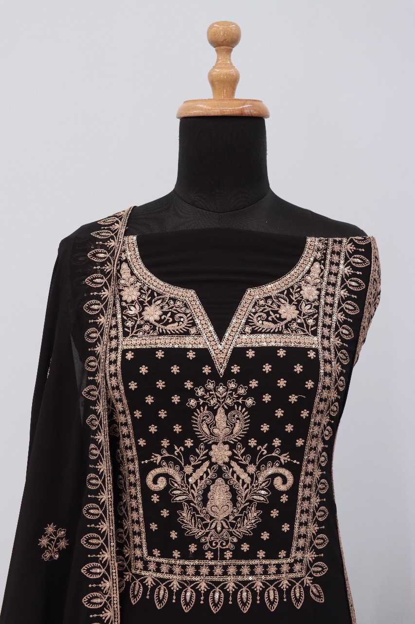 YNF Wholesale Faux Georgette Party wear suits RIN236 AASHIRWAD 10068 | Surat Manufacturer