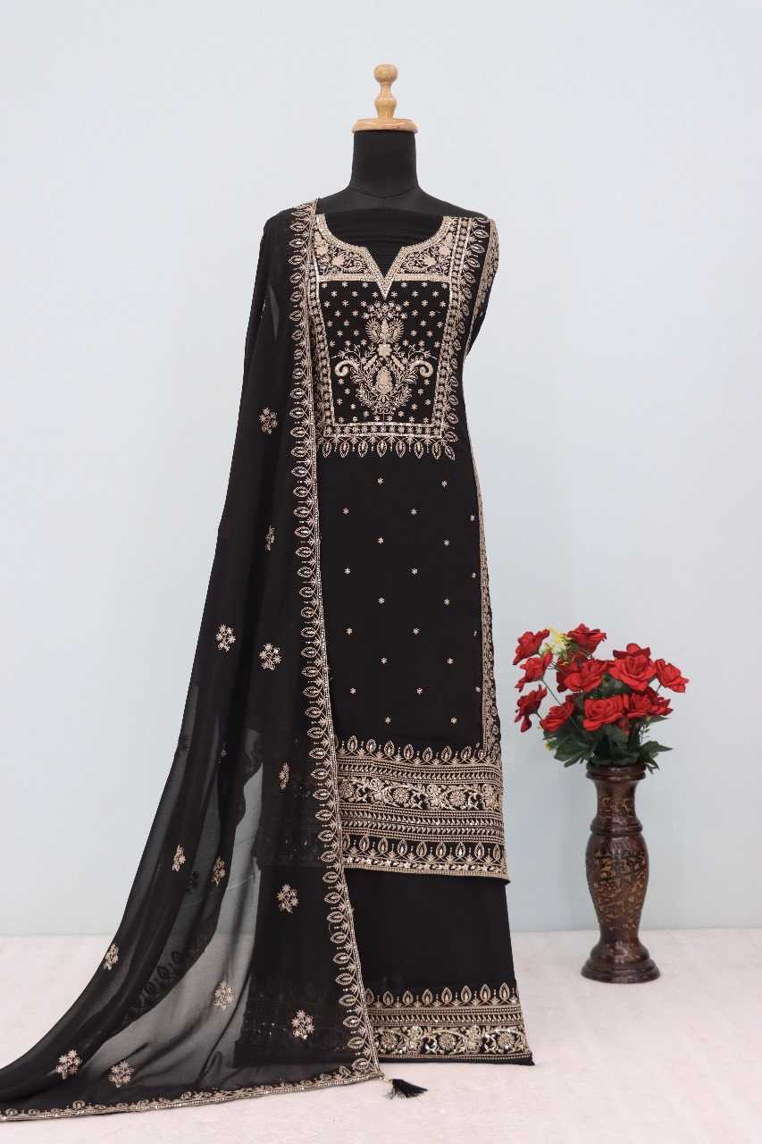 YNF Wholesale Faux Georgette Party wear suits RIN236 AASHIRWAD 10068 | Surat Manufacturer