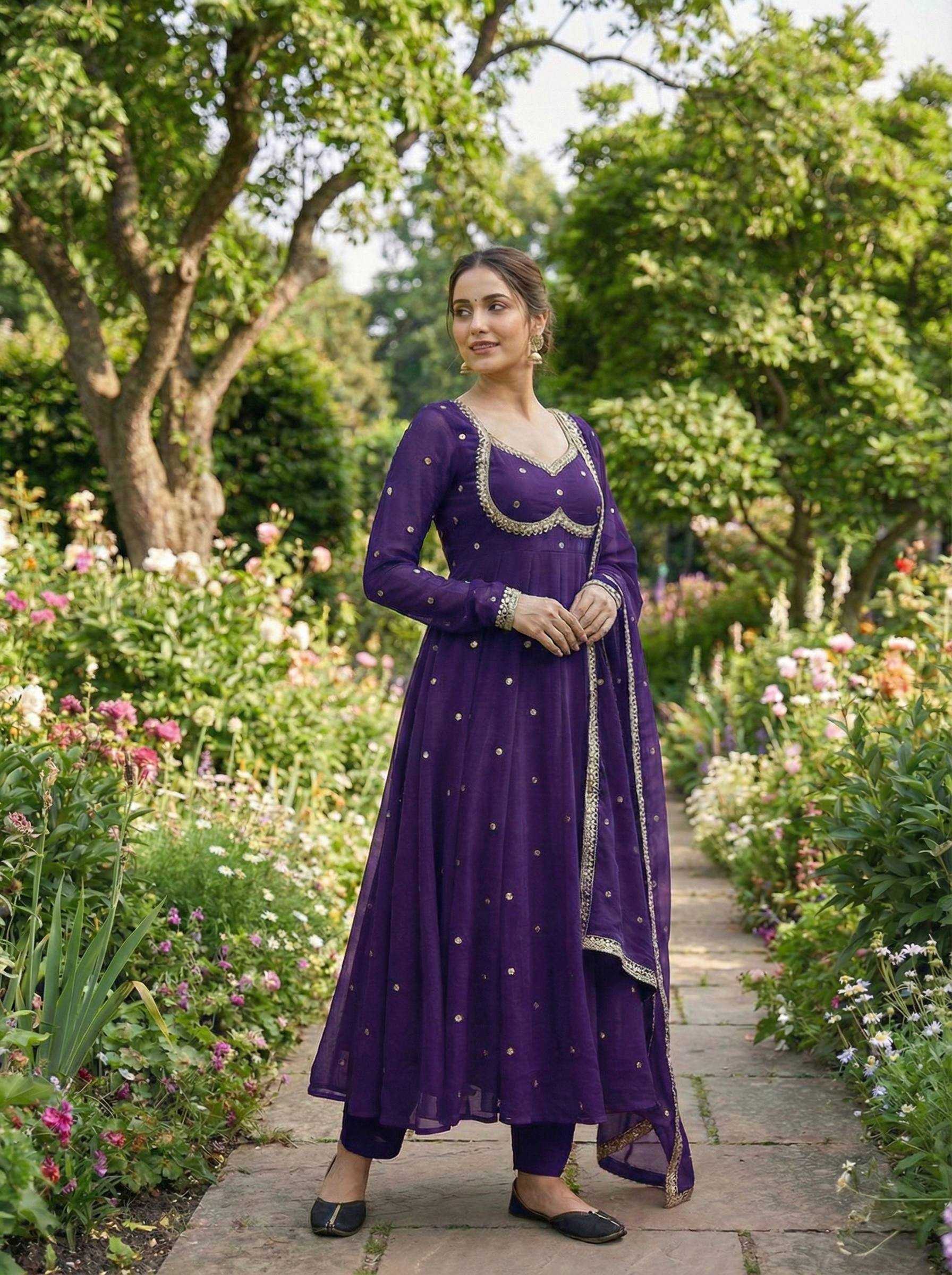 YNF Wholesale FENDY Satin Party Wear Gowns KESH513 542 | Surat Manufacturer