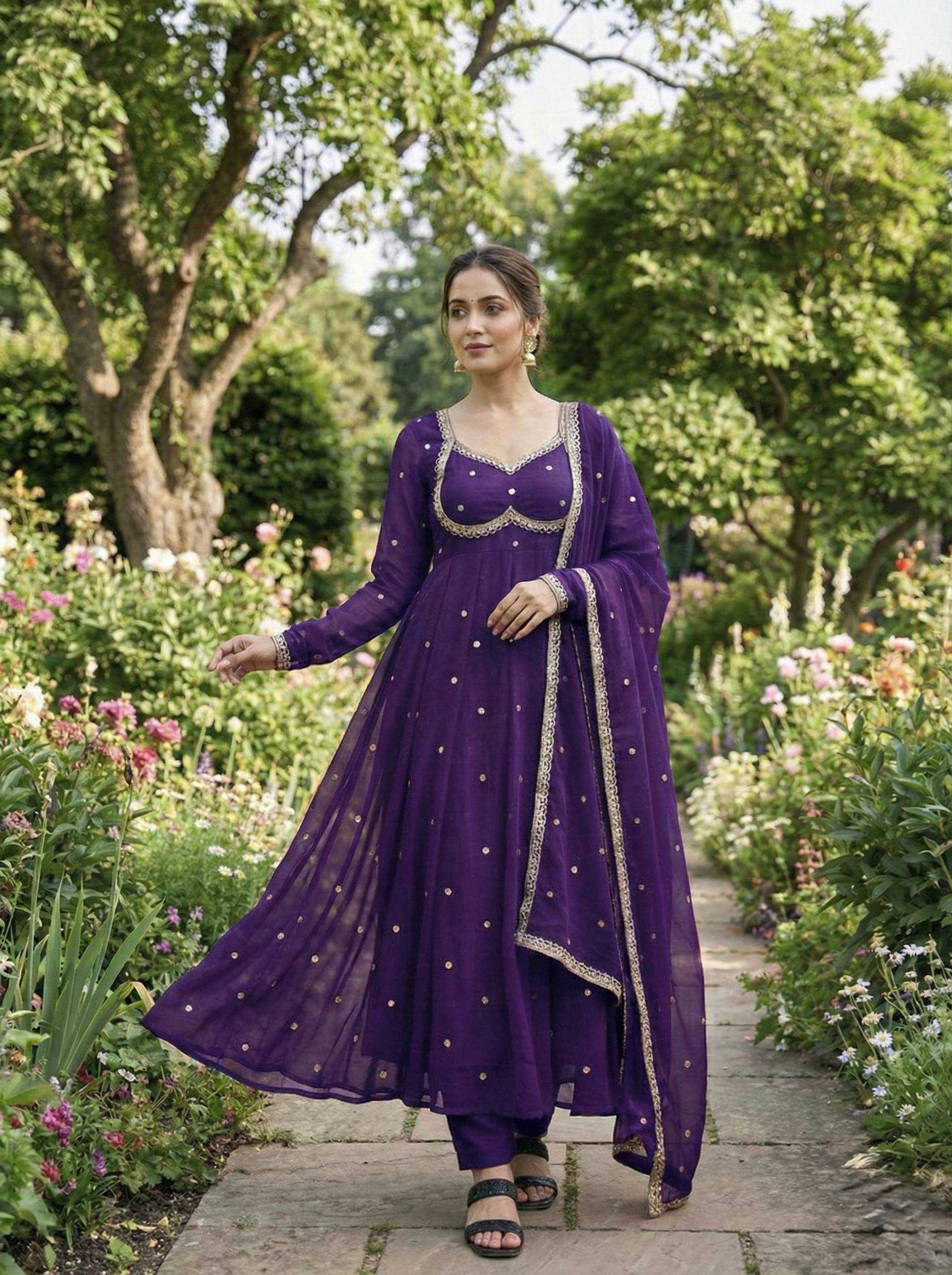 YNF Wholesale FENDY Satin Party Wear Gowns KESH513 542 | Surat Manufacturer