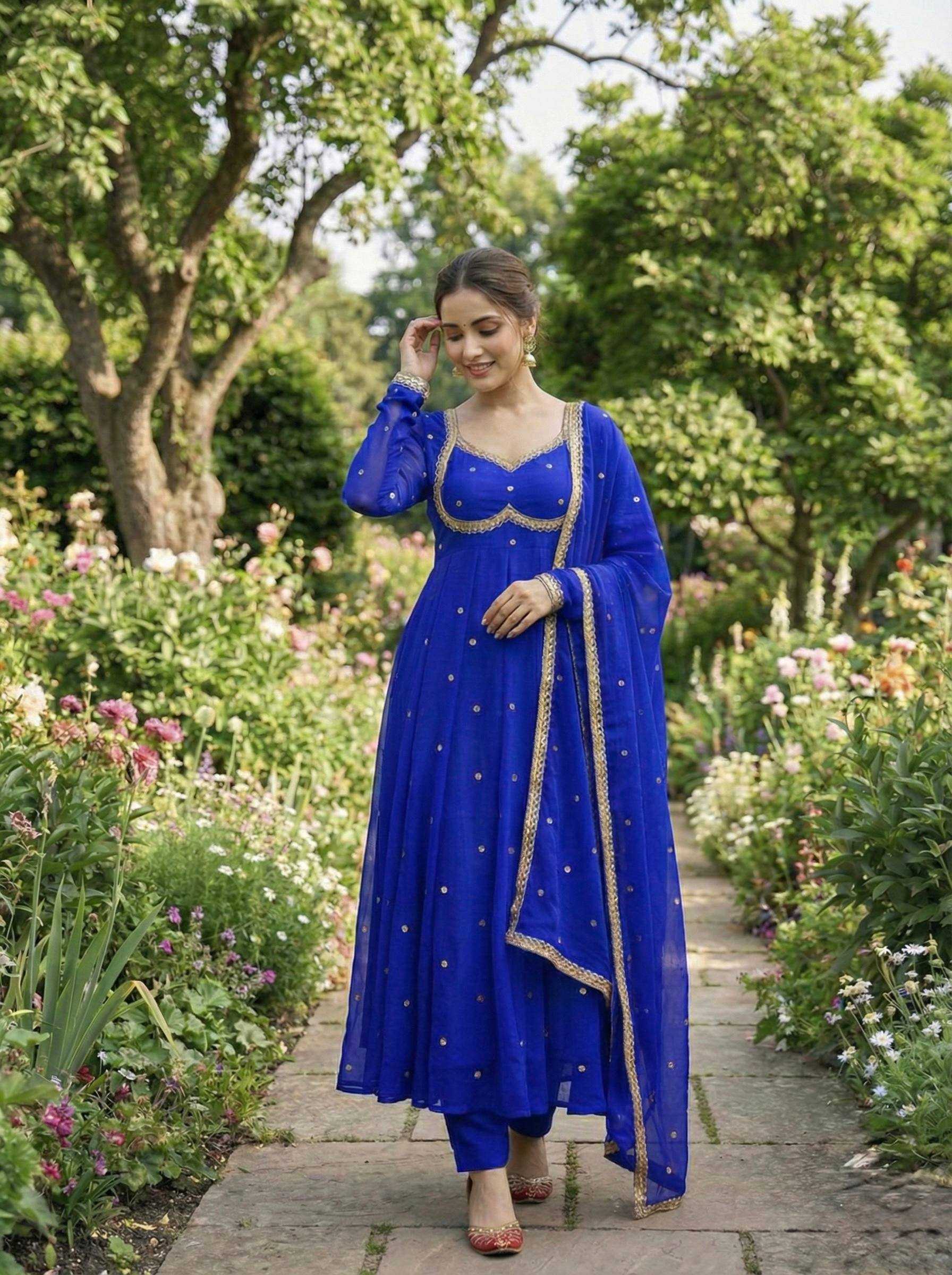 YNF Wholesale FENDY Satin Party Wear Gowns KESH513 542 | Surat Manufacturer