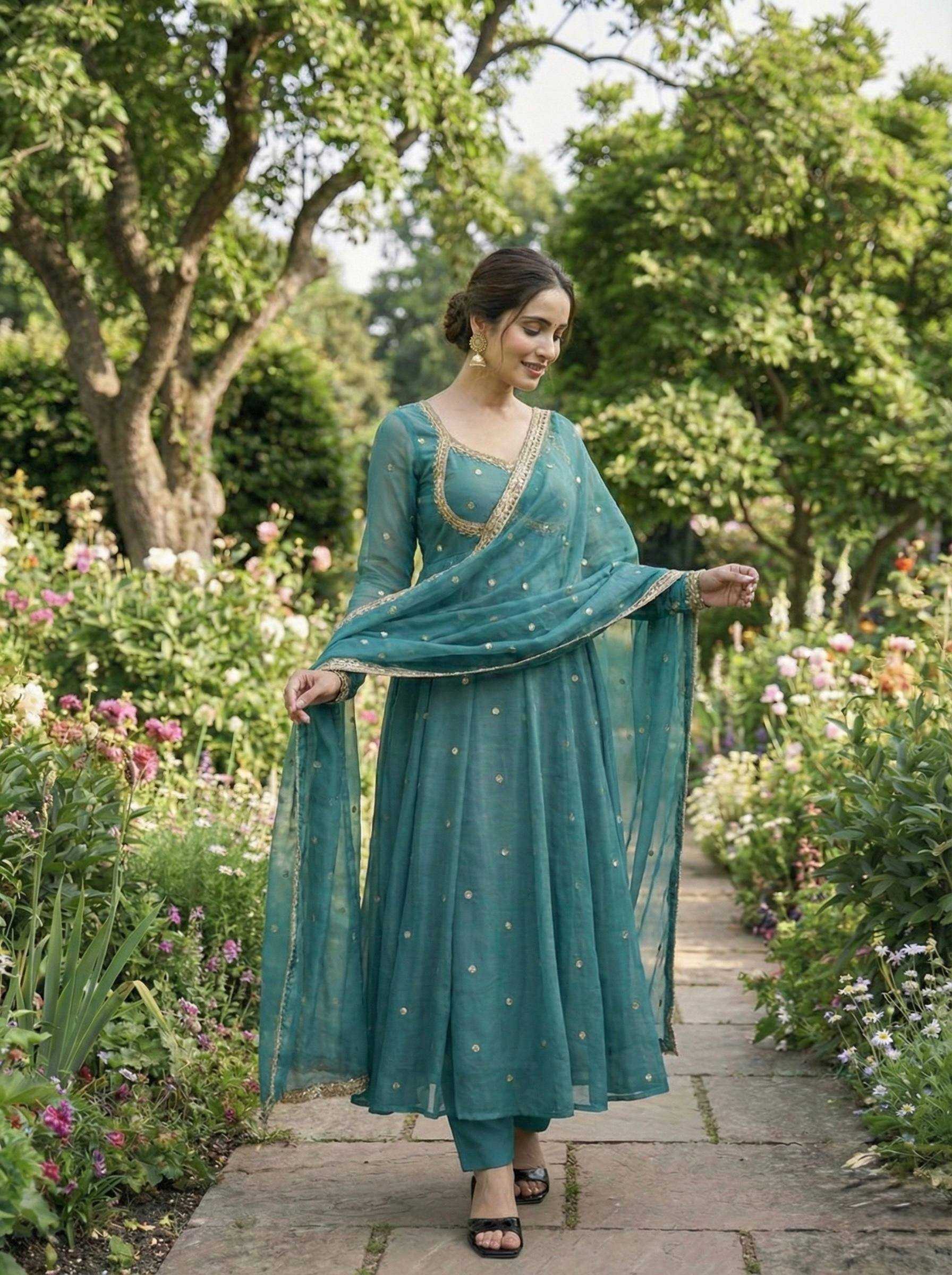 YNF Wholesale FENDY Satin Party Wear Gowns KESH513 542 | Surat Manufacturer