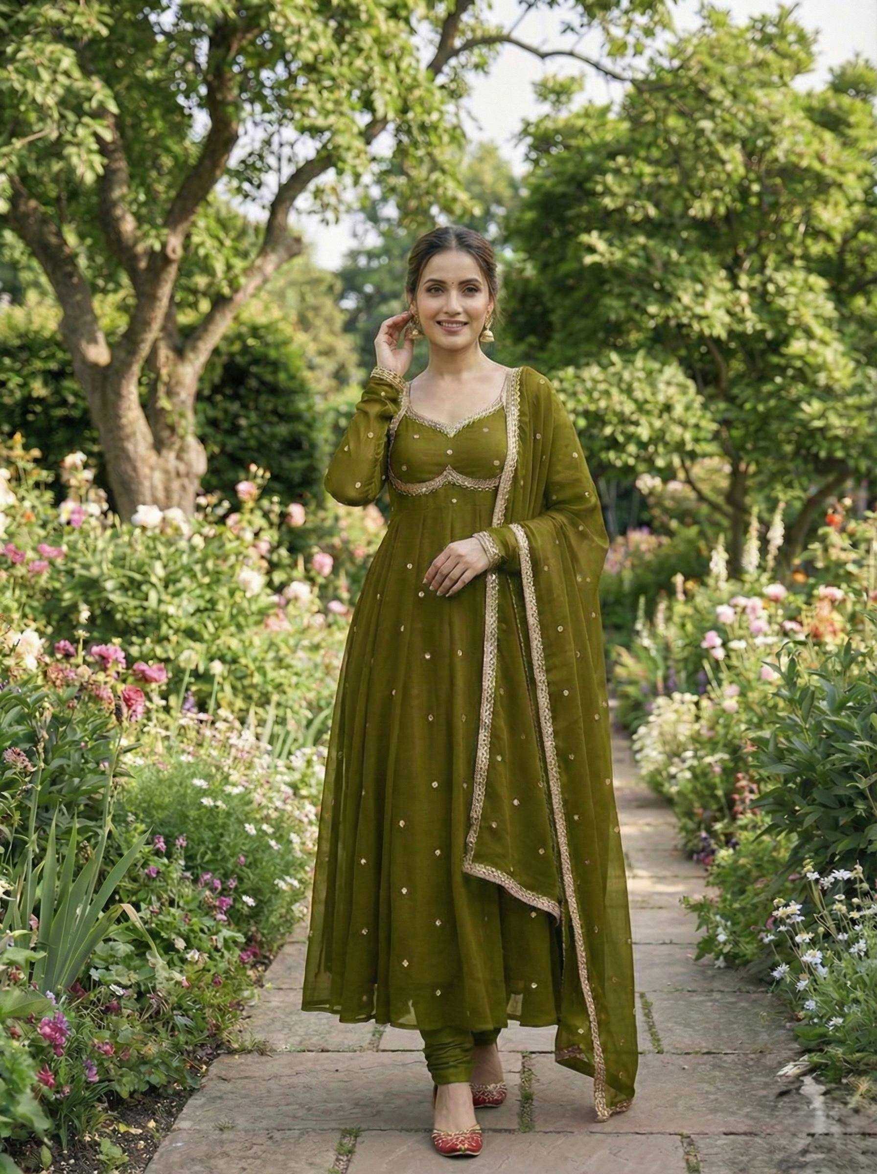 YNF Wholesale FENDY Satin Party Wear Gowns KESH513 542 | Surat Manufacturer