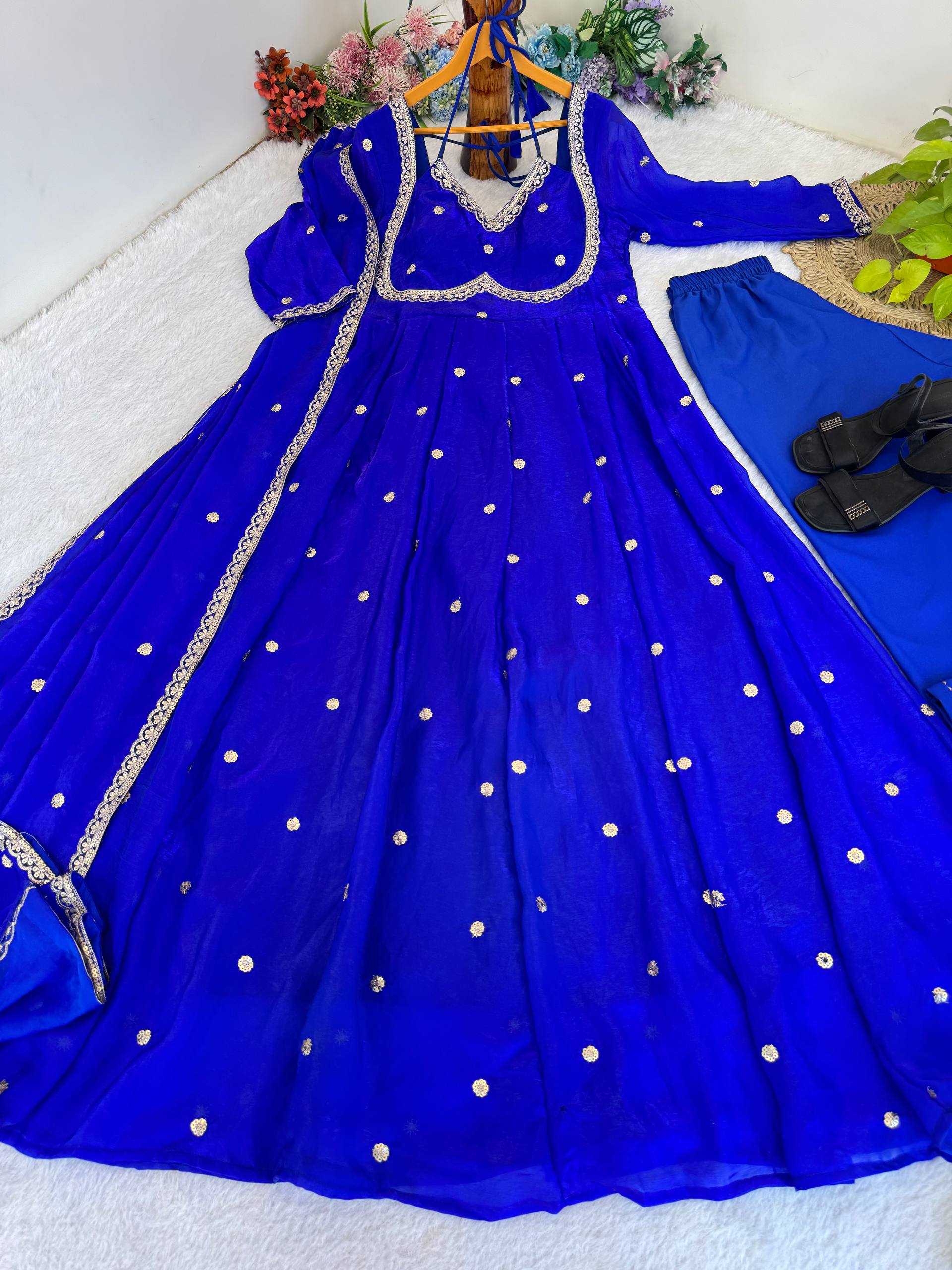 YNF Wholesale FENDY Satin Party Wear Gowns KESH513 542 | Surat Manufacturer