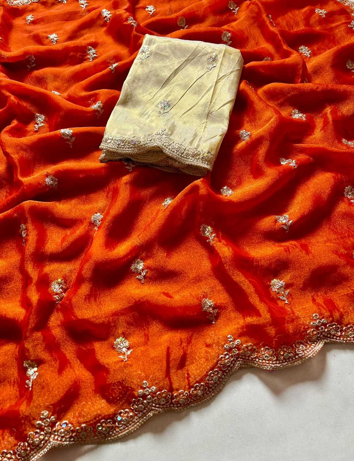 YNF Wholesale FENDY Satin Sequence Sarees KESH721 Dual Shaded | Surat Manufacturer