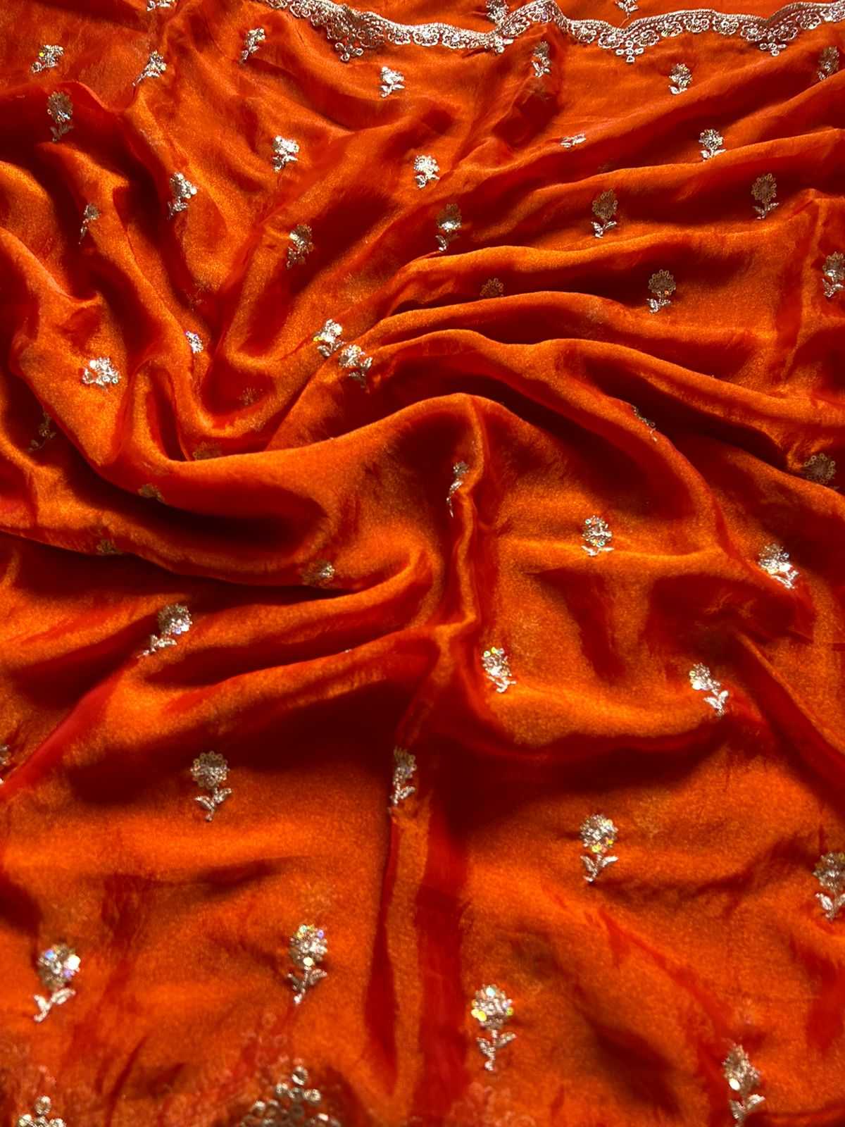 YNF Wholesale FENDY Satin Sequence Sarees KESH721 Dual Shaded | Surat Manufacturer