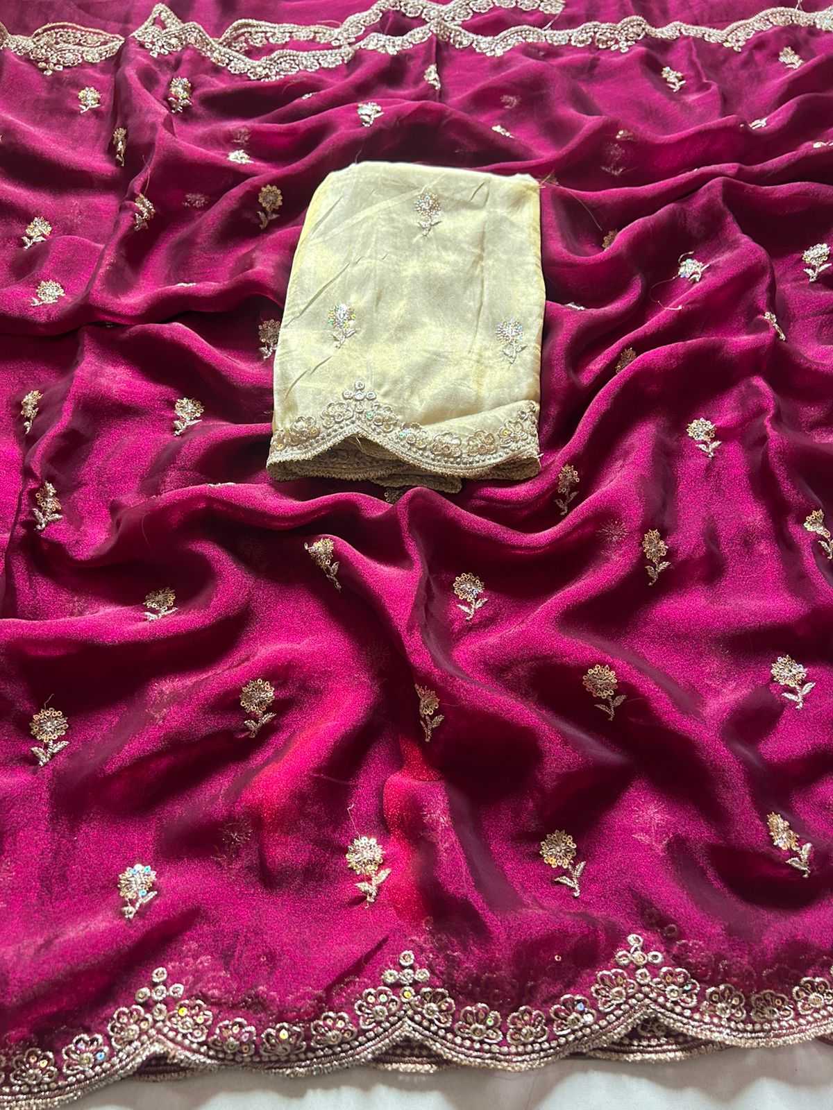 YNF Wholesale FENDY Satin Sequence Sarees KESH721 Dual Shaded | Surat Manufacturer