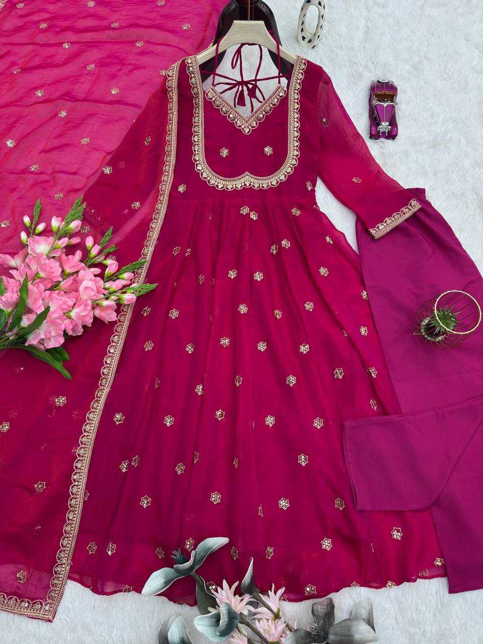 YNF Wholesale FENDY Silk Bollywood Style Gowns KESH490 686 | Surat Manufacturer