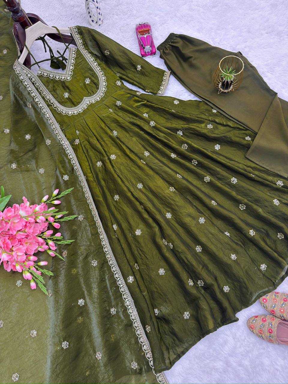 YNF Wholesale FENDY Silk Bollywood Style Gowns KESH490 686 | Surat Manufacturer
