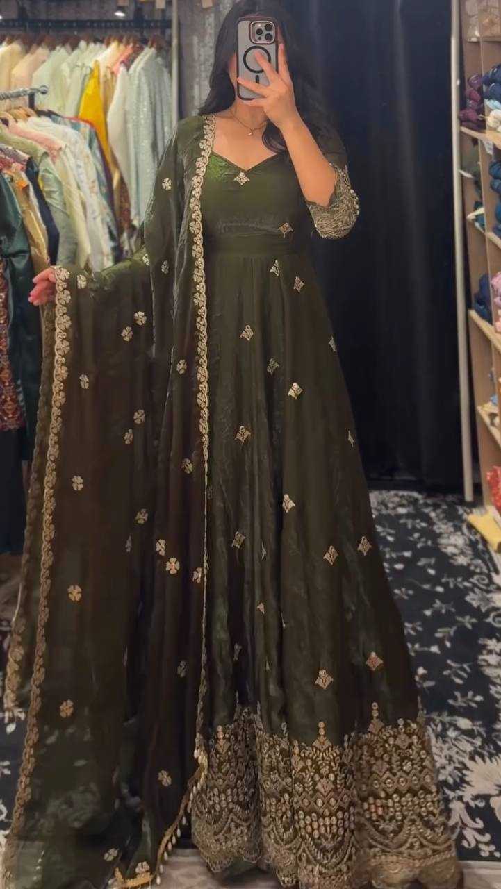 YNF Wholesale FENDY Silk Party Gowns RIN133 1564 | Surat Manufacturer