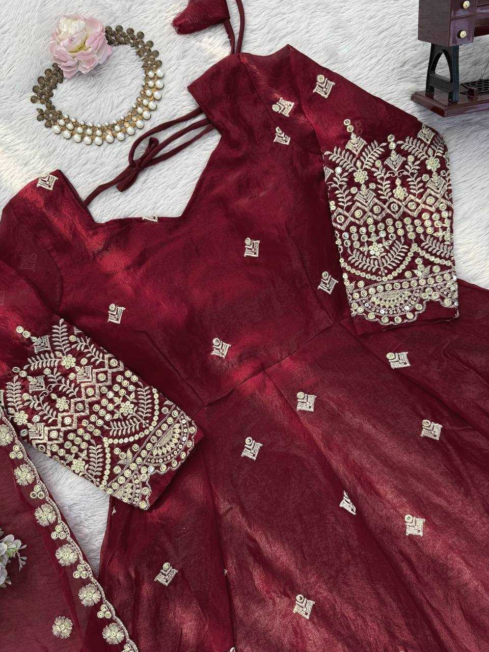 YNF Wholesale FENDY Silk Party Gowns RIN133 1564 | Surat Manufacturer