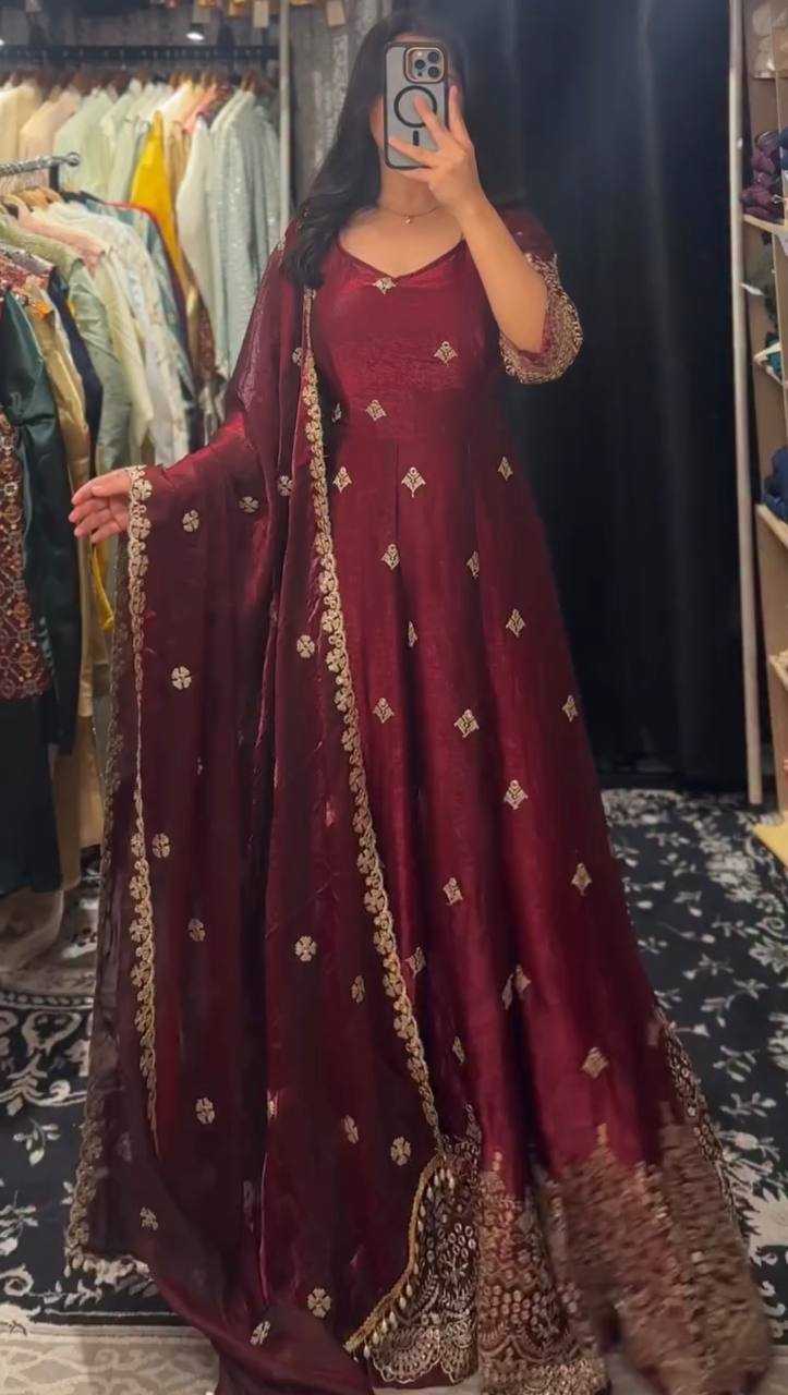 YNF Wholesale FENDY Silk Party Gowns RIN133 1564 | Surat Manufacturer