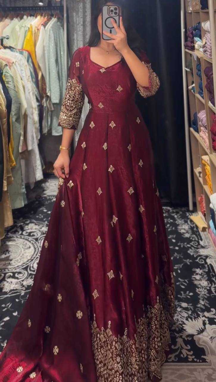 YNF Wholesale FENDY Silk Party Gowns RIN133 1564 | Surat Manufacturer