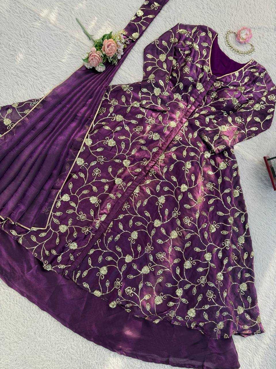 YNF Wholesale FENDY Silk Wedding Gown RIN133 1566 | Surat Manufacturer