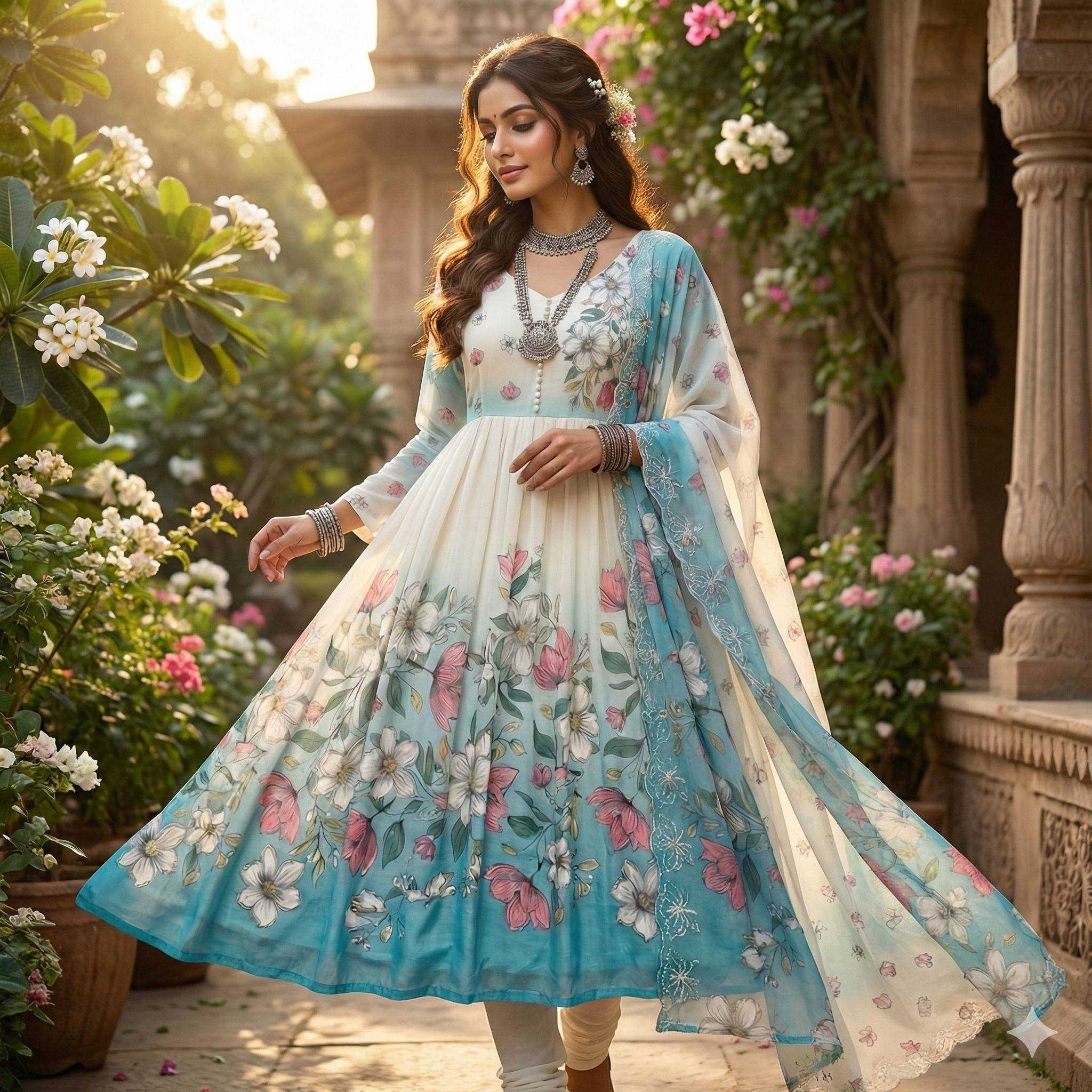 YNF Wholesale Georgette Evening Dresses KESH210 2473 | Surat Manufacturer