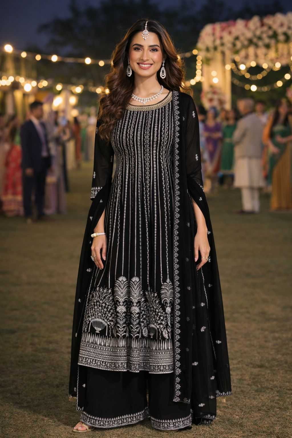 YNF Wholesale Georgette Embroidery Suits KESH481 MRUDANGI ZARINA 812 | Surat Manufacturer