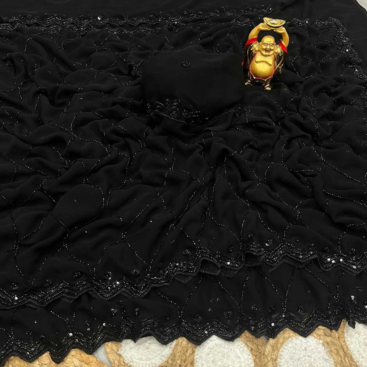 YNF Wholesale Georgette Sequence Sarees KESH487 NIKITA | Surat Manufacturer
