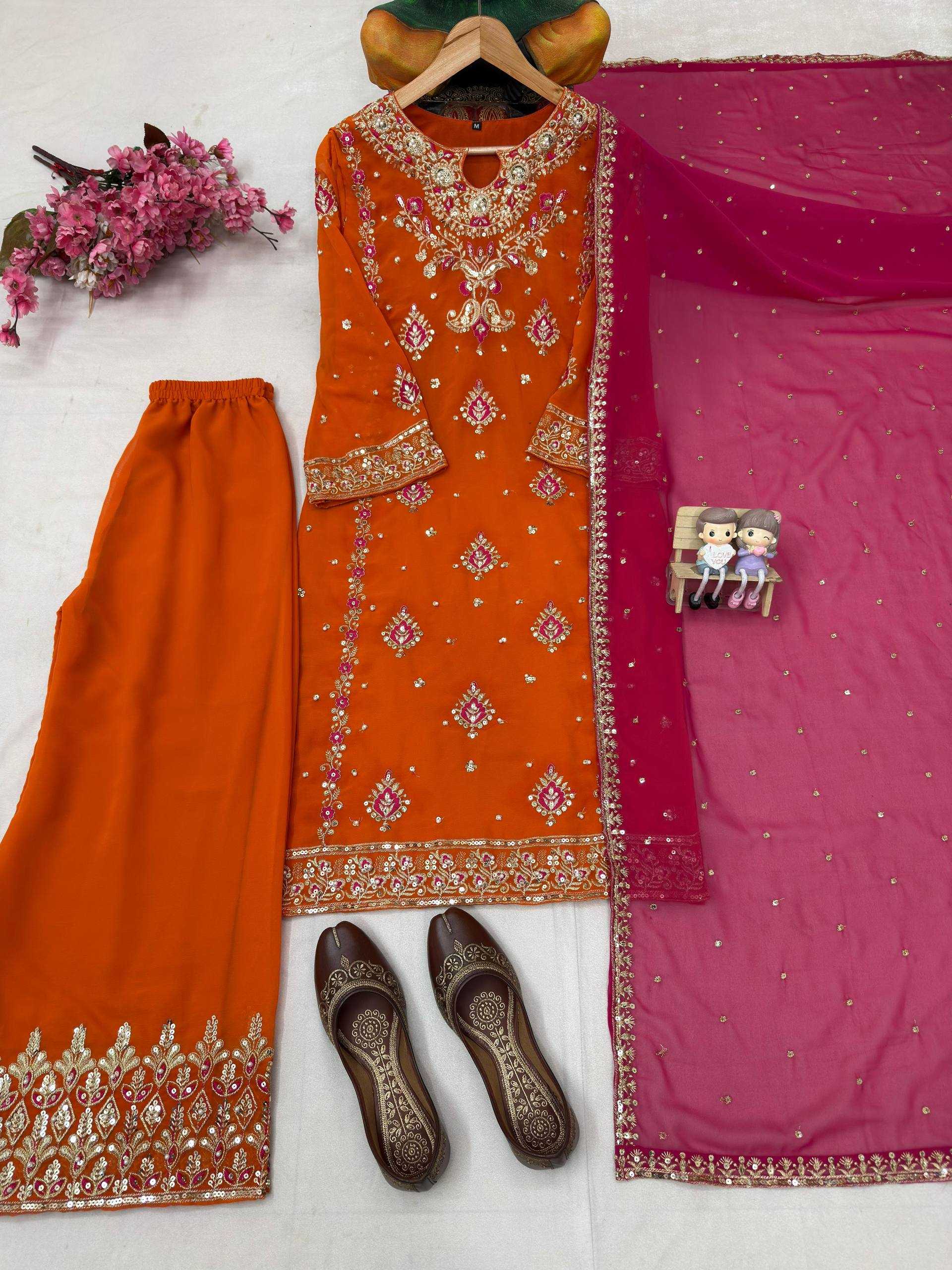 YNF Wholesale Georgette Embroidery Suits KESH492 1443 | Surat Manufacturer