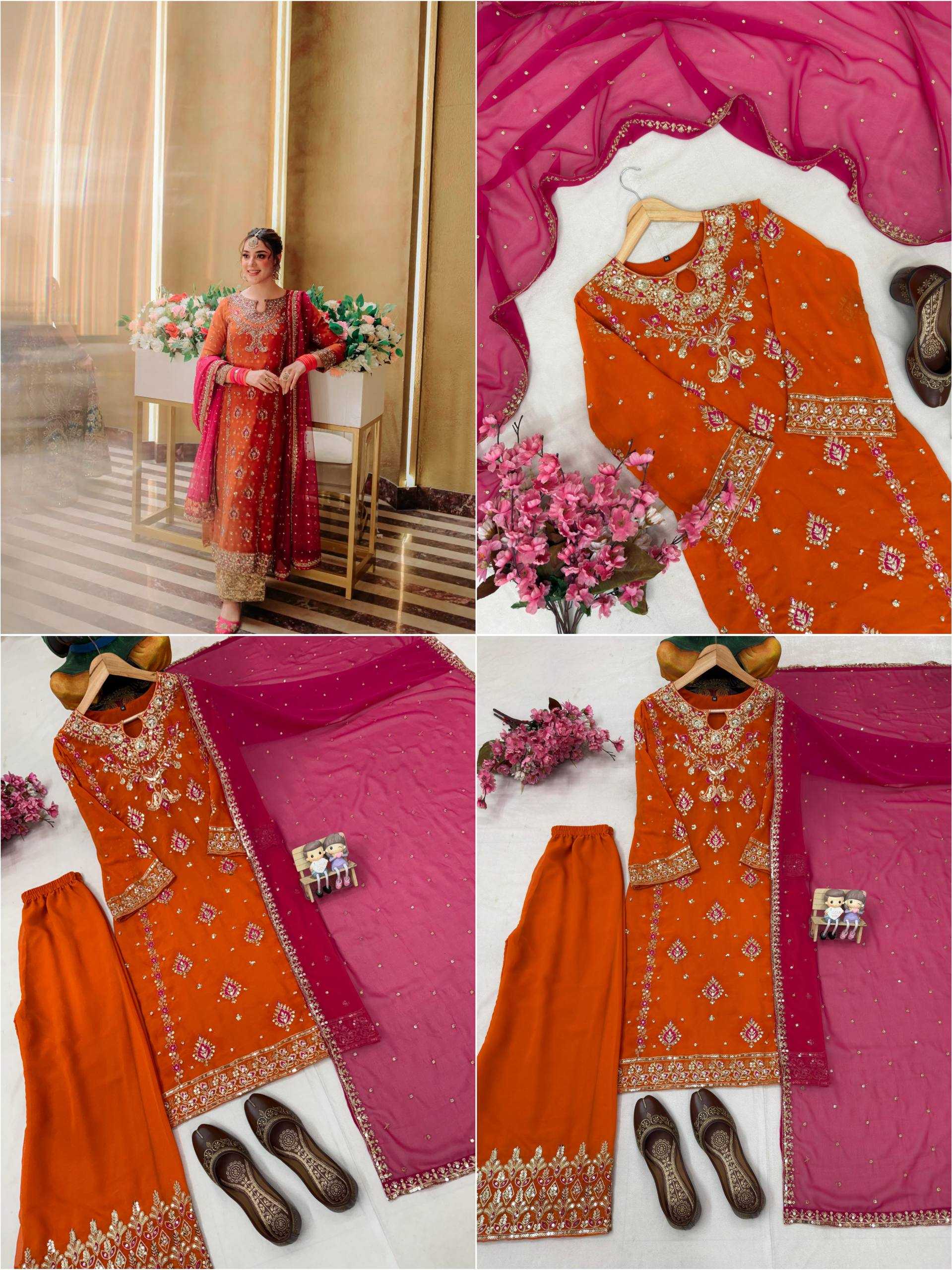 YNF Wholesale Georgette Embroidery Suits KESH492 1443 | Surat Manufacturer