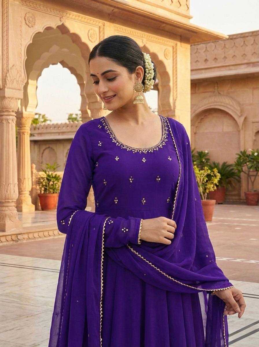 YNF Wholesale Georgette Fancy Gowns KESH513 548 | Surat Manufacturer