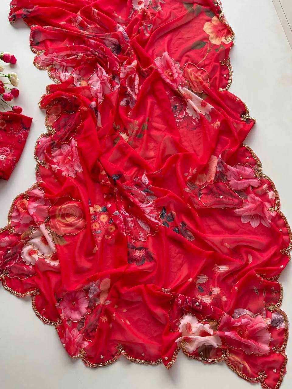 YNF Wholesale Georgette Party Wear Sarees KESH518 4443 | Surat Manufacturer