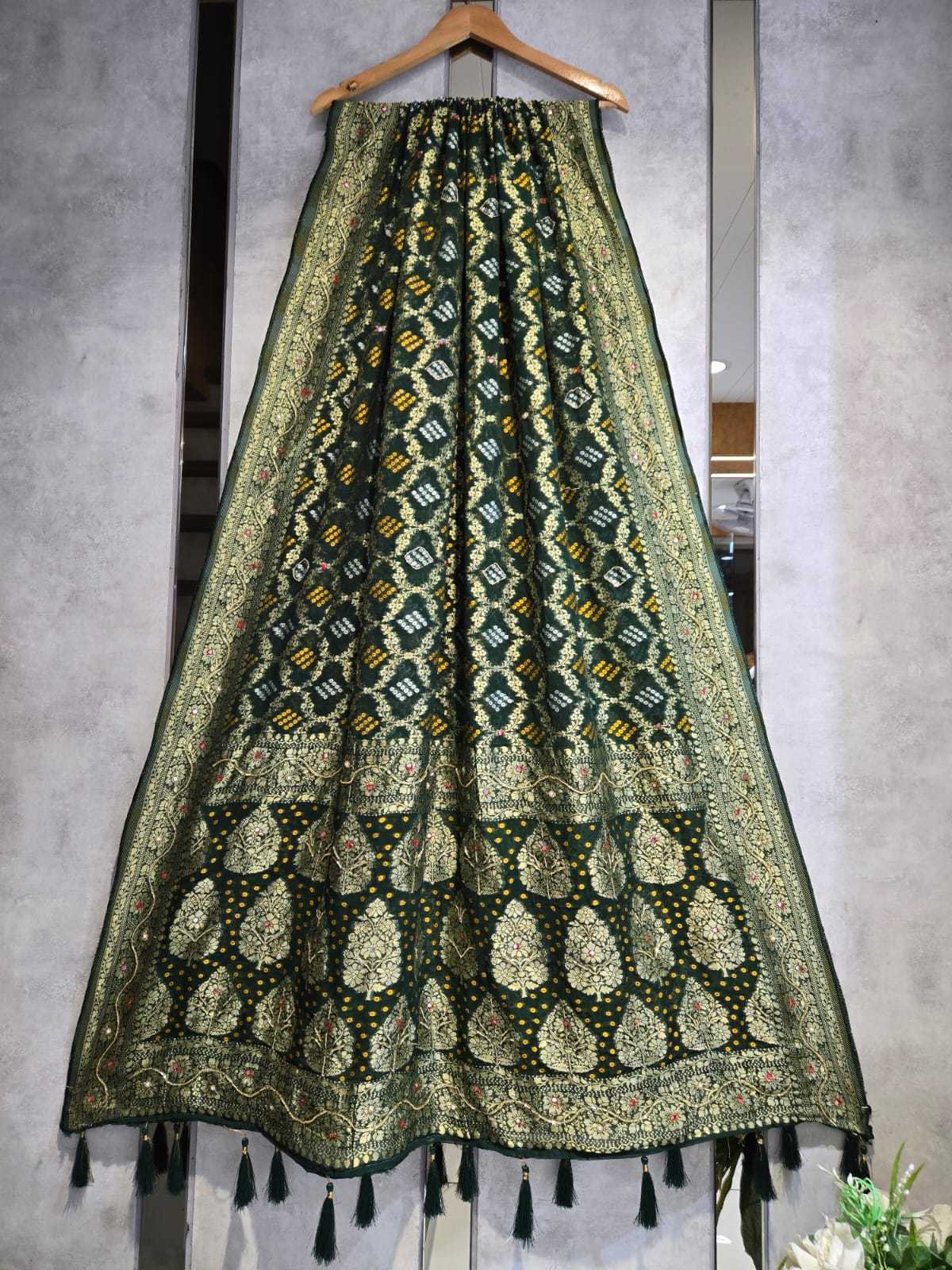 YNF Wholesale Georgette Gajji Modal Dupattas KESH580 LATIKA | Surat Manufacturer
