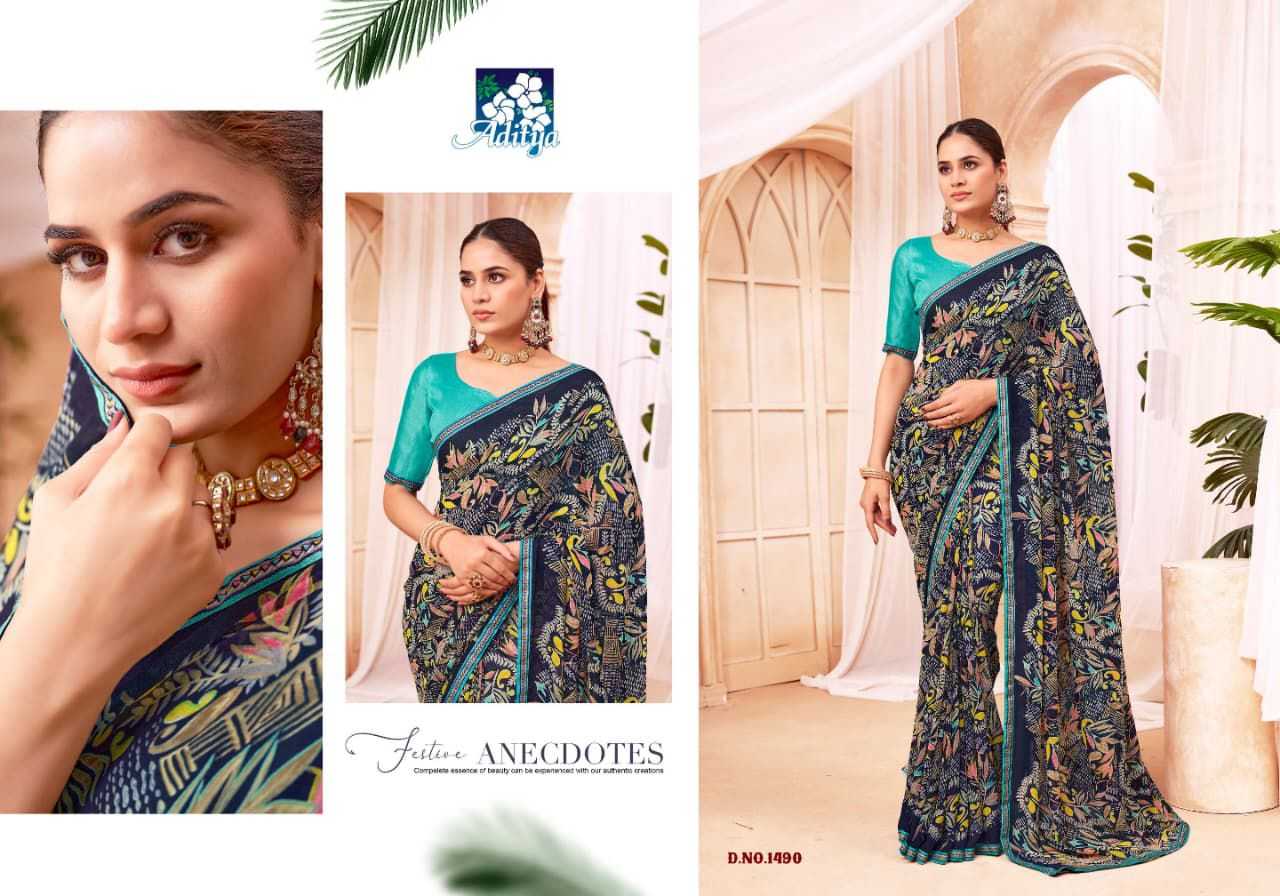 YNF Wholesale Georgette Party Wear Sarees KESH649 Sujal vol 7 | Surat Manufacturer