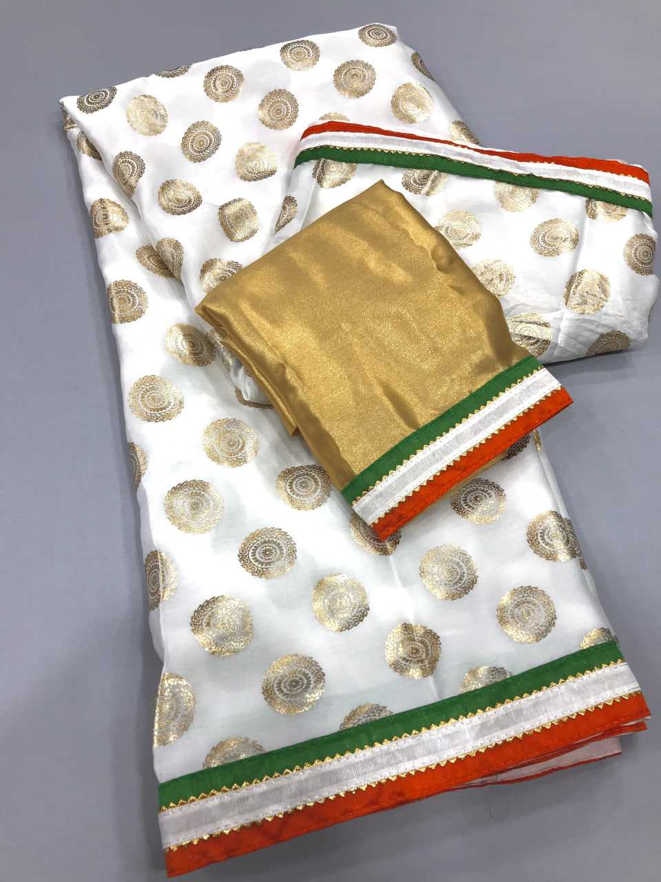 YNF Wholesale Georgette Printed Sarees KESH663 Golden Super | Surat Manufacturer
