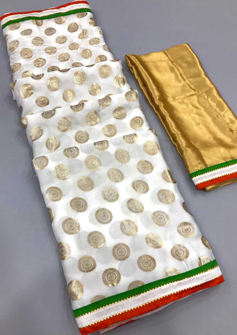 YNF Wholesale Georgette Printed Sarees KESH663 Golden Super | Surat Manufacturer