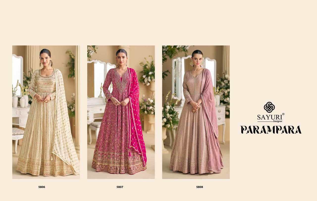 YNF Wholesale Georgette Georgette Kurti KESH704 SAYURI PARAMPARA 5806 | Surat Manufacturer