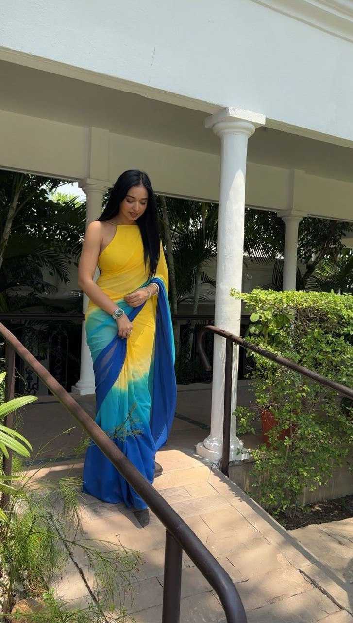 YNF Wholesale Georgette Party Wear Sarees KESH709 DOLLY | Surat Manufacturer