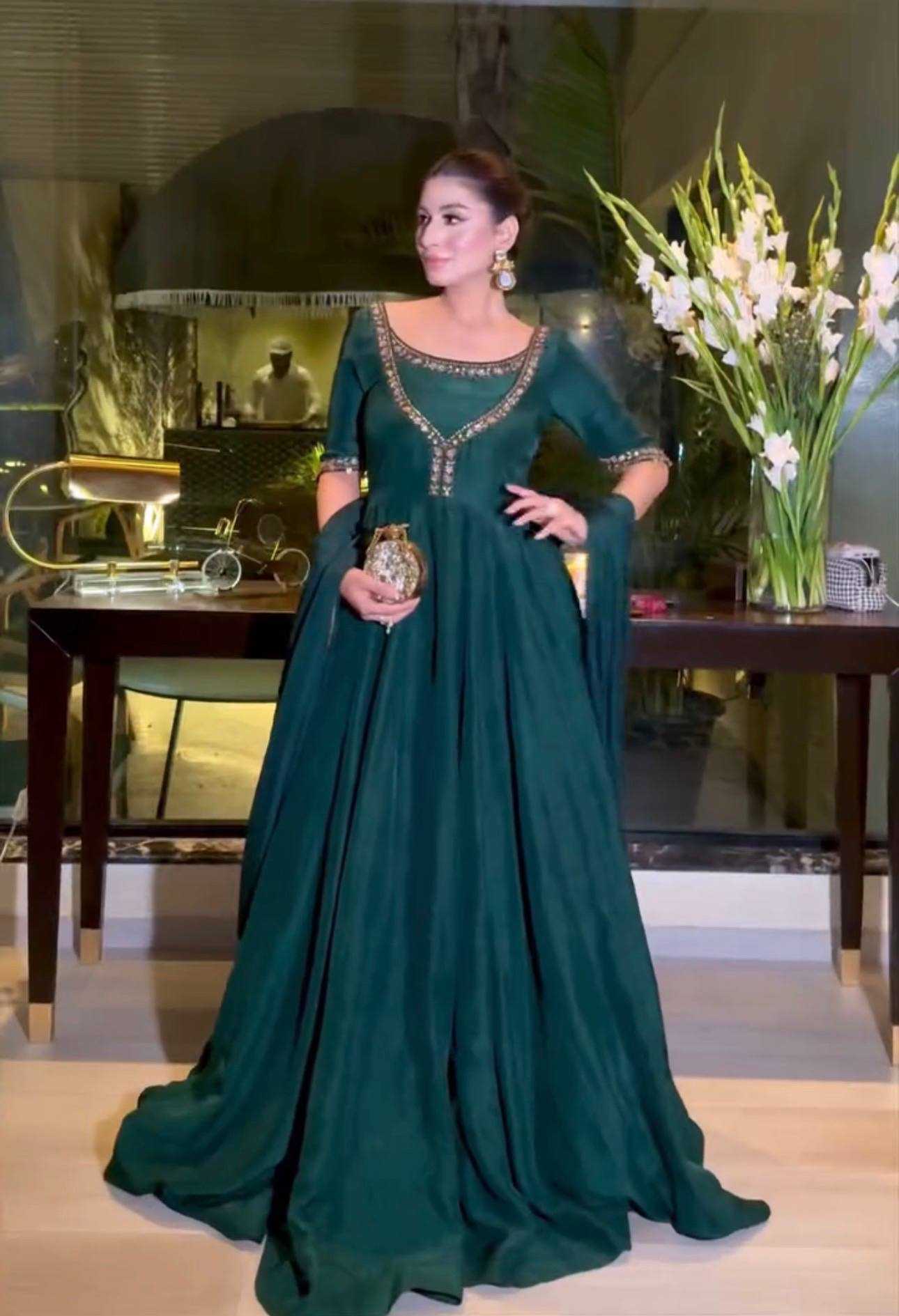 YNF Wholesale Georgette Anarkali Gown RIN213 369 | Surat Manufacturer
