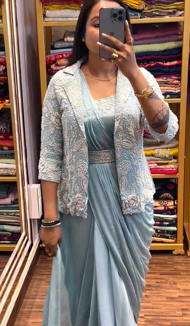 YNF Wholesale Heavy Chinnon Silk Saree with Belt KESH558 58 | Surat Manufacturer