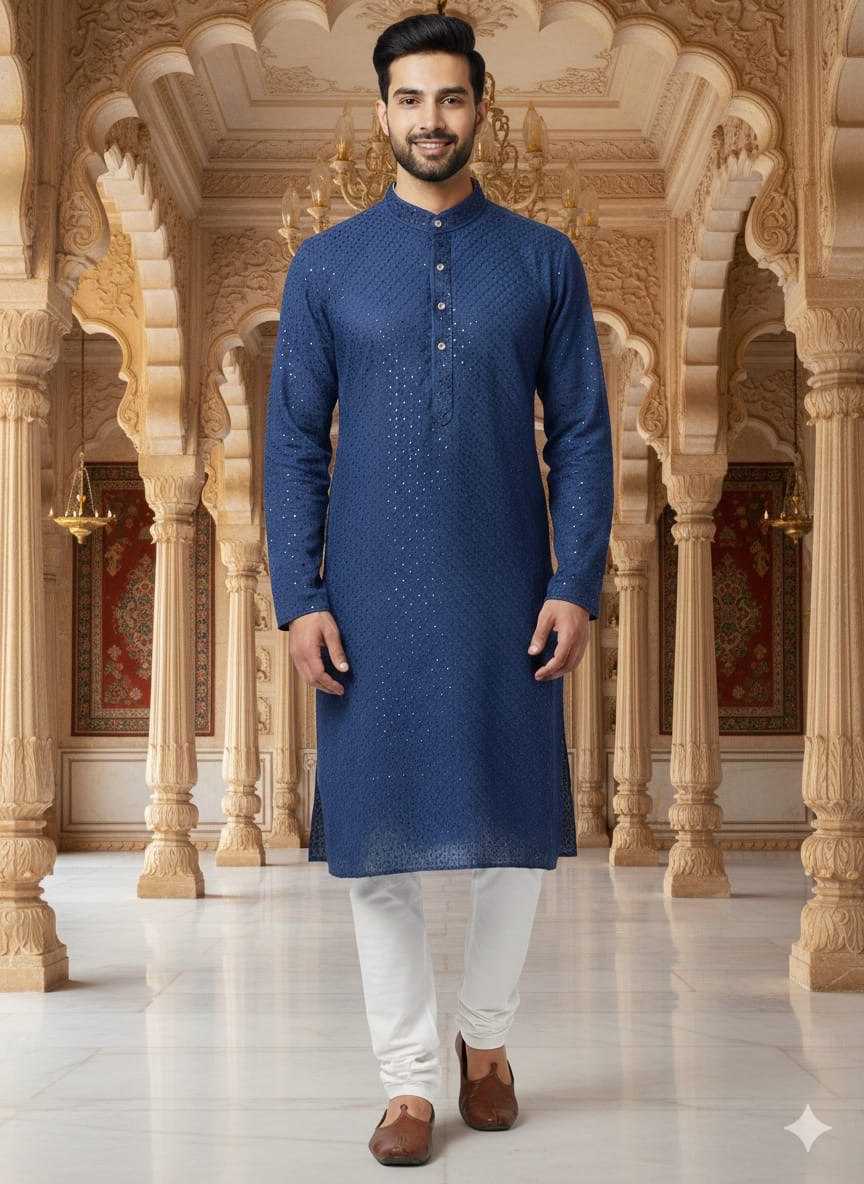 YNF Wholesale Heavy Rayon Mens Kurta Pyjama KESH650 Heavy Reyon | Surat Manufacturer