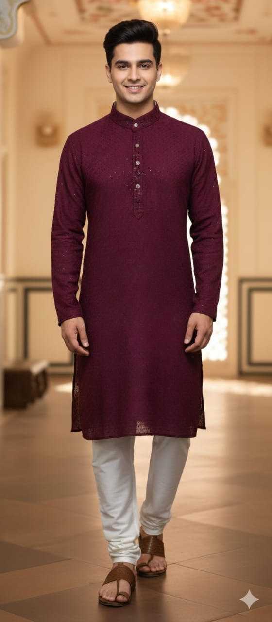 YNF Wholesale Heavy Rayon Mens Kurta Pyjama KESH650 Heavy Reyon | Surat Manufacturer