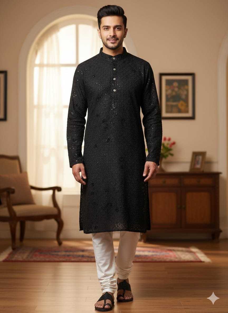 YNF Wholesale Heavy Rayon Mens Kurta Pyjama KESH650 Heavy Reyon | Surat Manufacturer