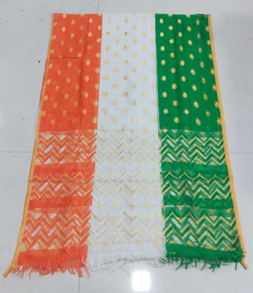 YNF Wholesale Jacquard Gajji Modal Dupattas KESH482 TIRANGA | Surat Manufacturer