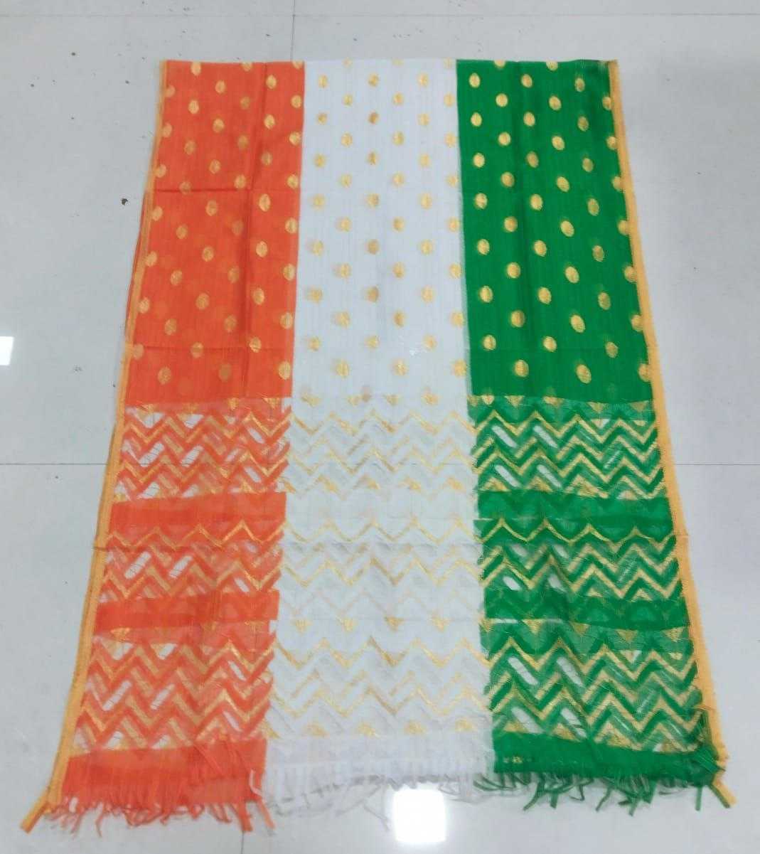 YNF Wholesale Jacquard Gajji Modal Dupattas KESH482 TIRANGA | Surat Manufacturer