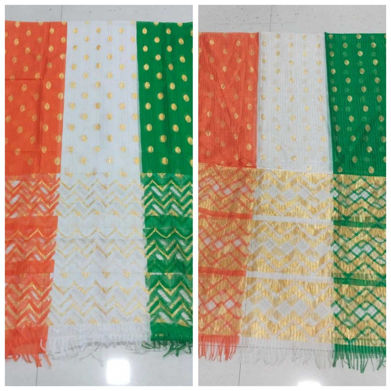 YNF Wholesale Jacquard Gajji Modal Dupattas KESH482 TIRANGA | Surat Manufacturer