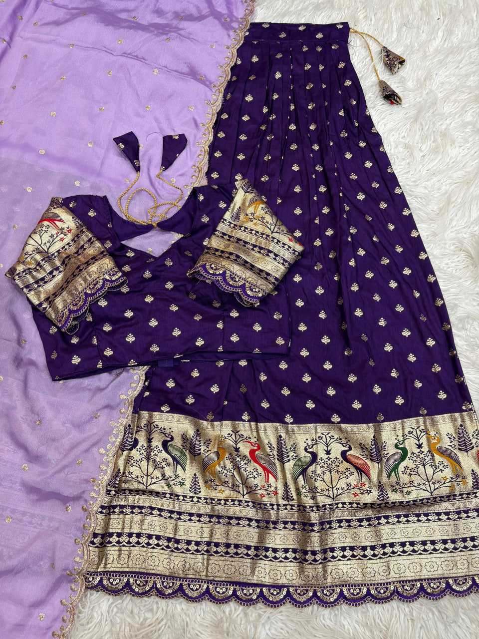 YNF Wholesale Jacquard Designer Lehenga RIN195 Pongal Special | Surat Manufacturer