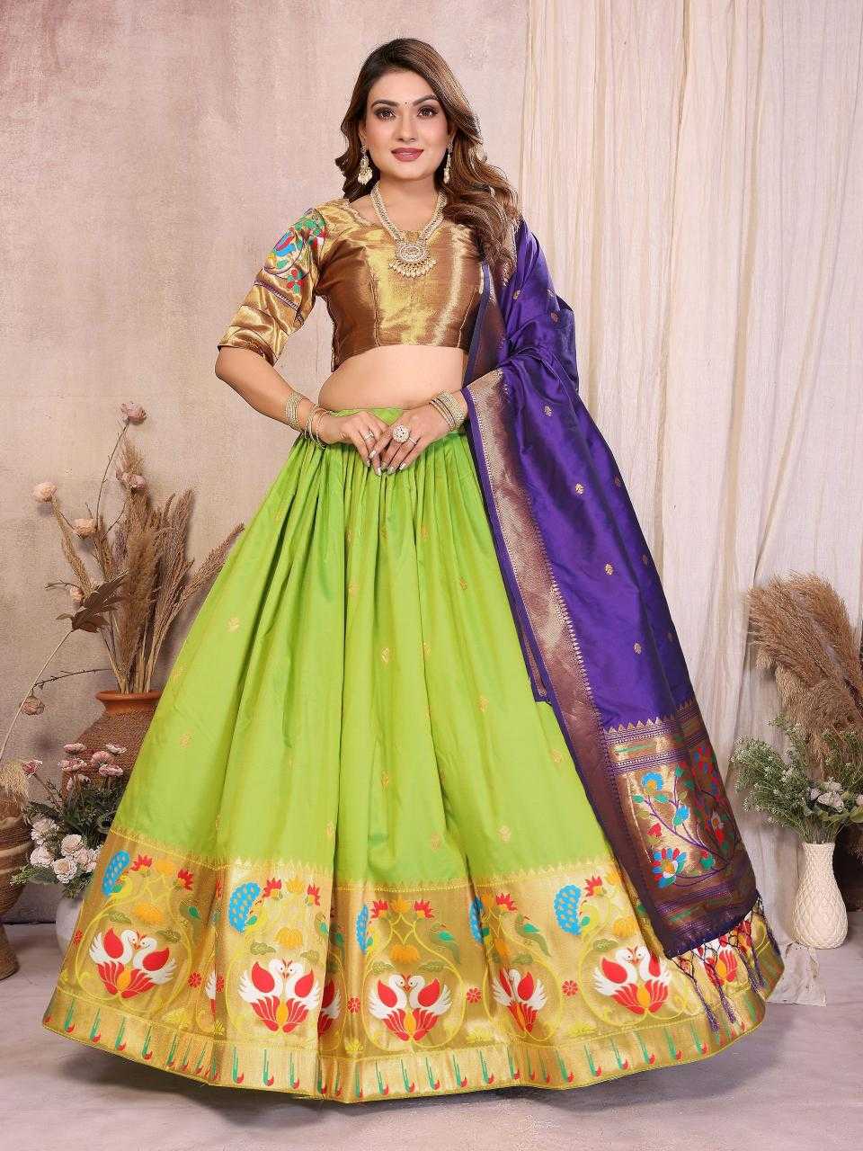 YNF Wholesale Jacquard Silk Traditional Lehenga KESH714 VINAYAK -3 | Surat Manufacturer