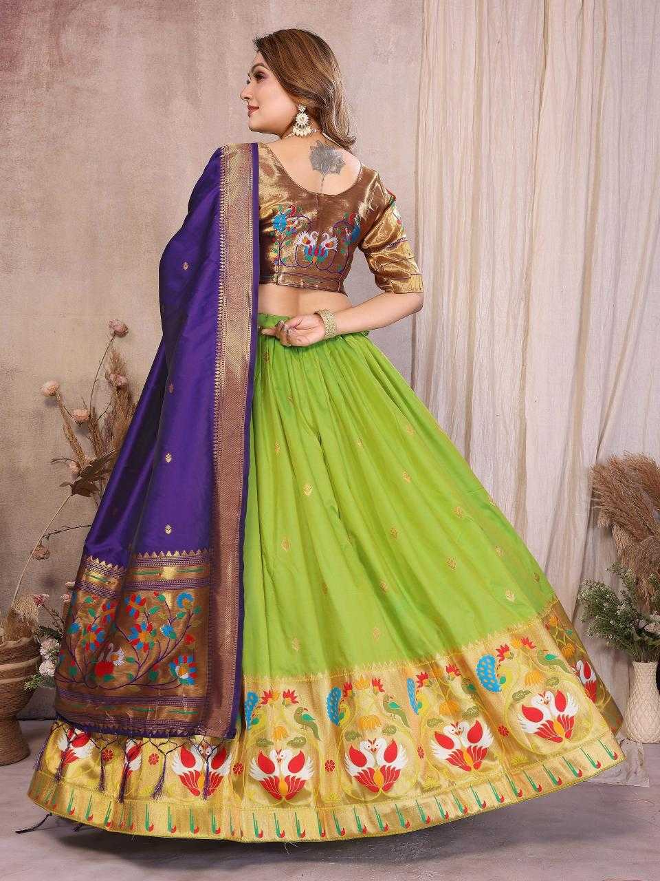 YNF Wholesale Jacquard Silk Traditional Lehenga KESH714 VINAYAK -3 | Surat Manufacturer